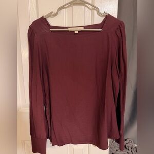 Elegant Purple Women's Blouse